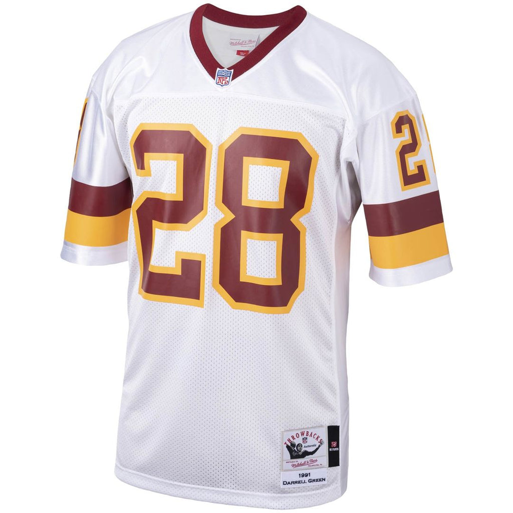 Washington Football Team 1991 Darrell Green White Authentic Throwback Retired Player Jersey product image 2, provided for