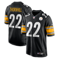 Pittsburgh Steelers Juan Thornhill Black Team Game Jersey product image 1, provided for visual reference and product detail