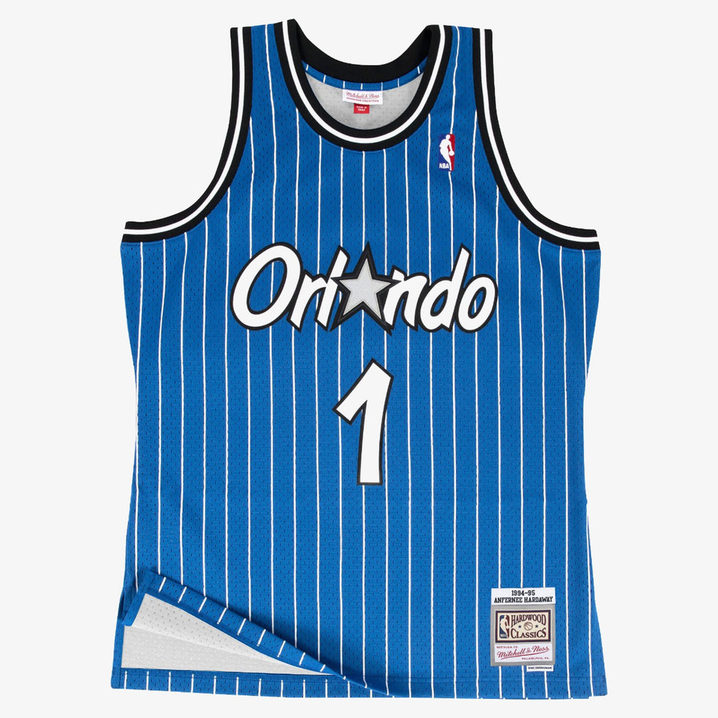 Anfernee Hardaway Orlando Magic 1994-95 Swingman Road Jersey product image 1, provided for visual reference and product