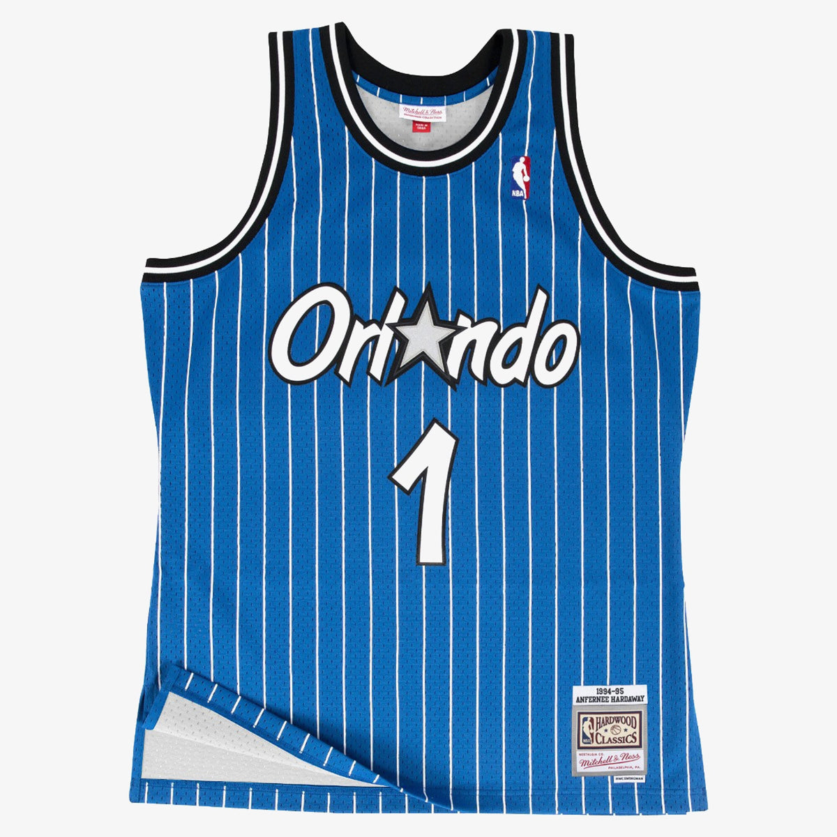 Anfernee Hardaway Orlando Magic 1994-95 Swingman Road Jersey product image 1, provided for visual reference and product