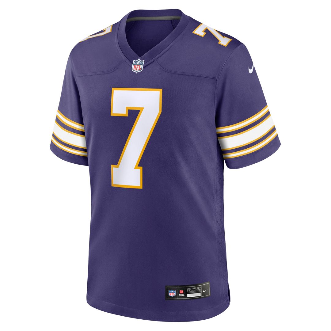 Minnesota Vikings Byron Murphy Jr. Purple Alternate Game Jersey product image 2, provided for visual reference and product