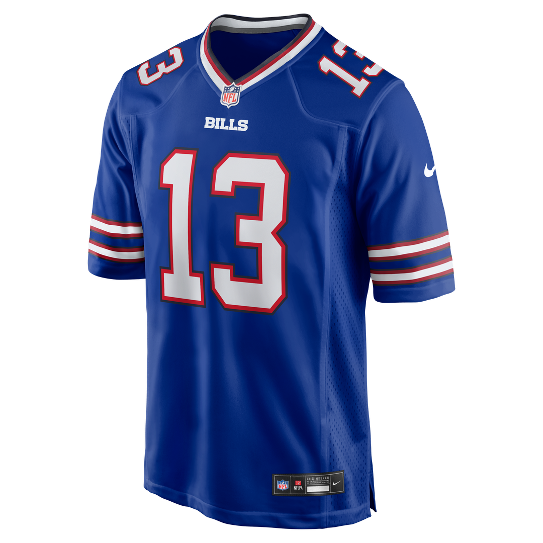 Buffalo Bills Skyler Bell Royal Team Game Jersey product image 4, provided for visual reference and product detail review