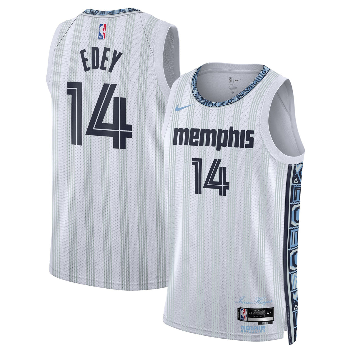 Zach Edey Memphis Grizzlies 2025/26 City Edition Swingman Jersey - Gray - Unisex product image 1, provided for visual