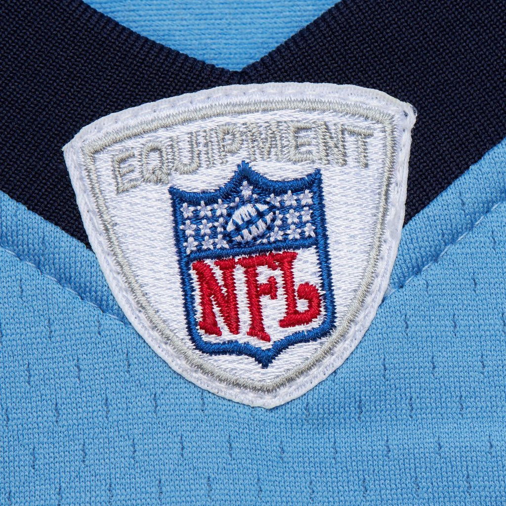Tennessee Titans Steve McNair Light Blue 2003 Legacy Replica Jersey product image 4, provided for visual reference and