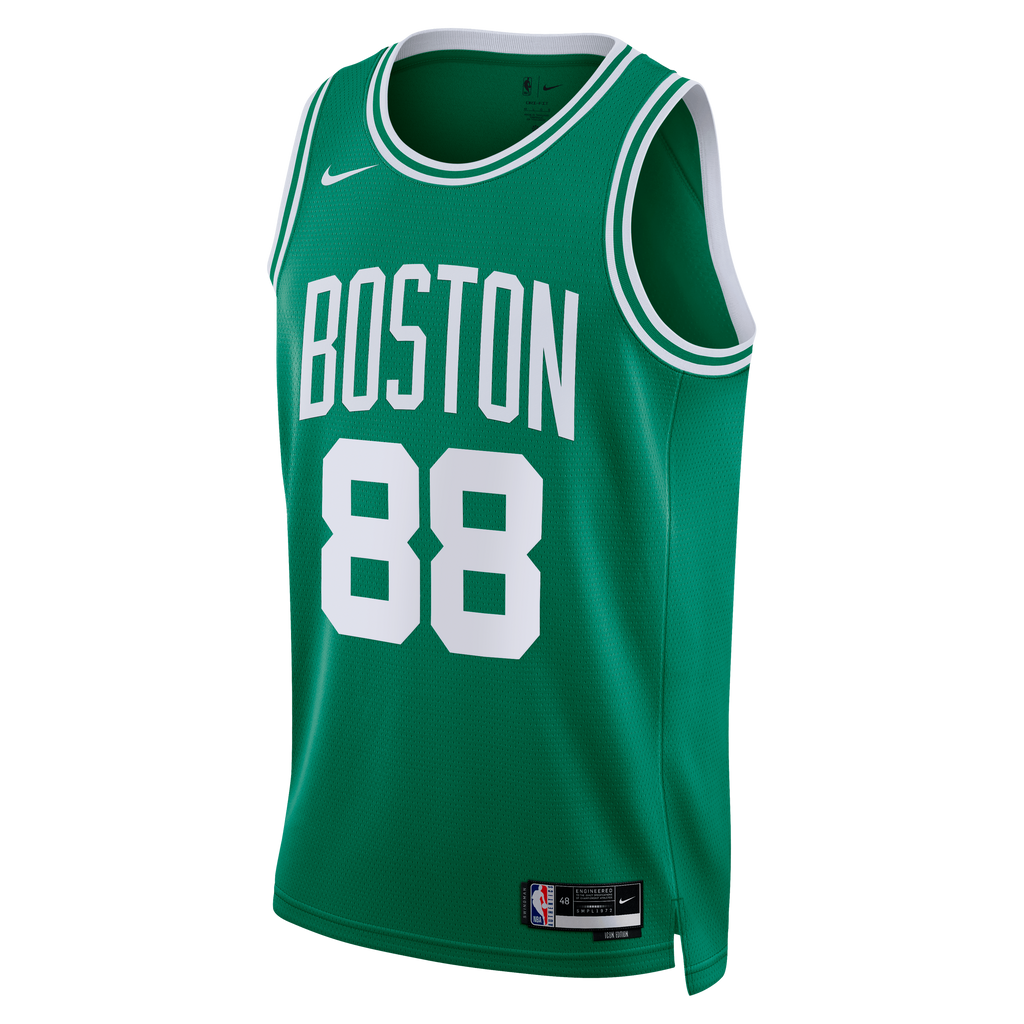 Neemias Queta Boston Celtics Icon Edition Swingman Jersey - Kelly Green - Unisex product image 3, provided for visual