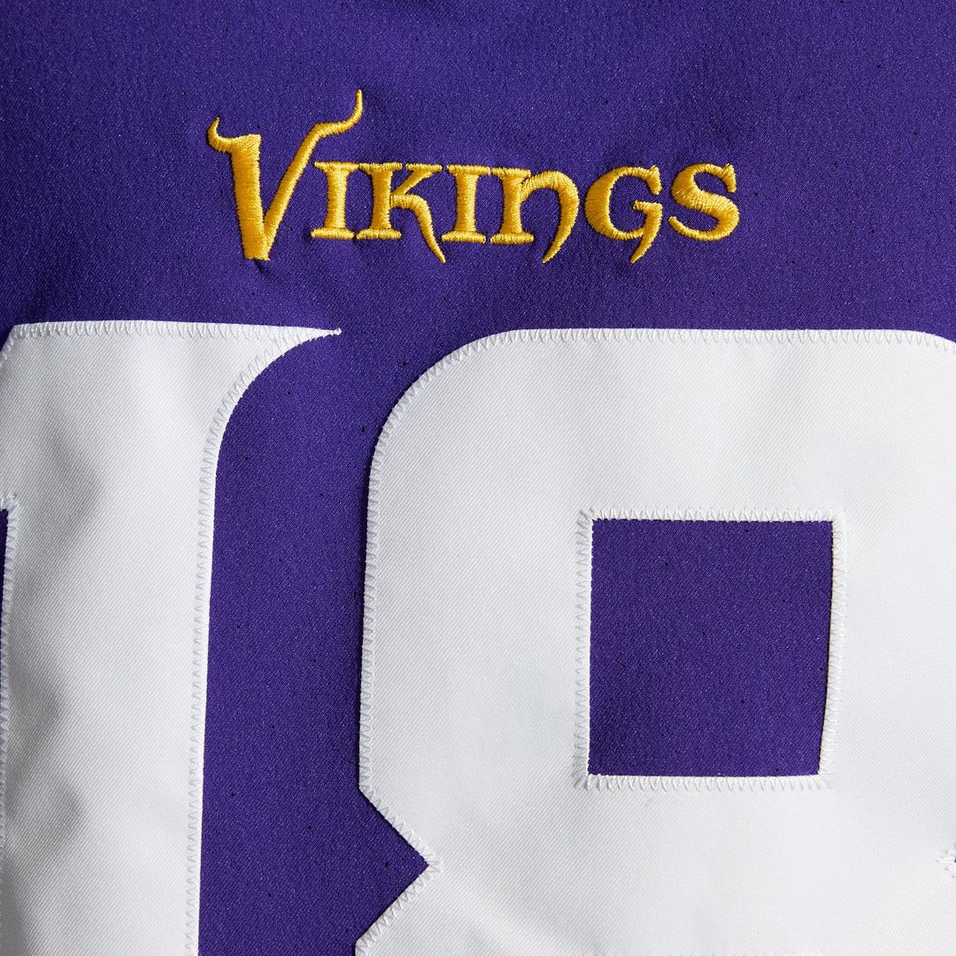 Minnesota Vikings Justin Jefferson Purple Team Vapor F.U.S.E. Elite Jersey product image 11, provided for visual reference