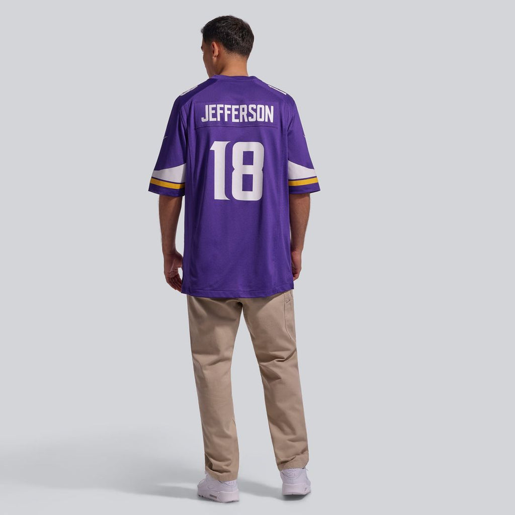 Minnesota Vikings Justin Jefferson Purple Player Game Jersey product image 5, provided for visual reference and product