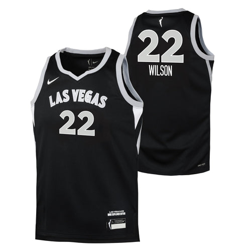 A'Ja Wilson Las Vegas Aces Jersey - Youth product image 1, provided for visual reference and product detail review