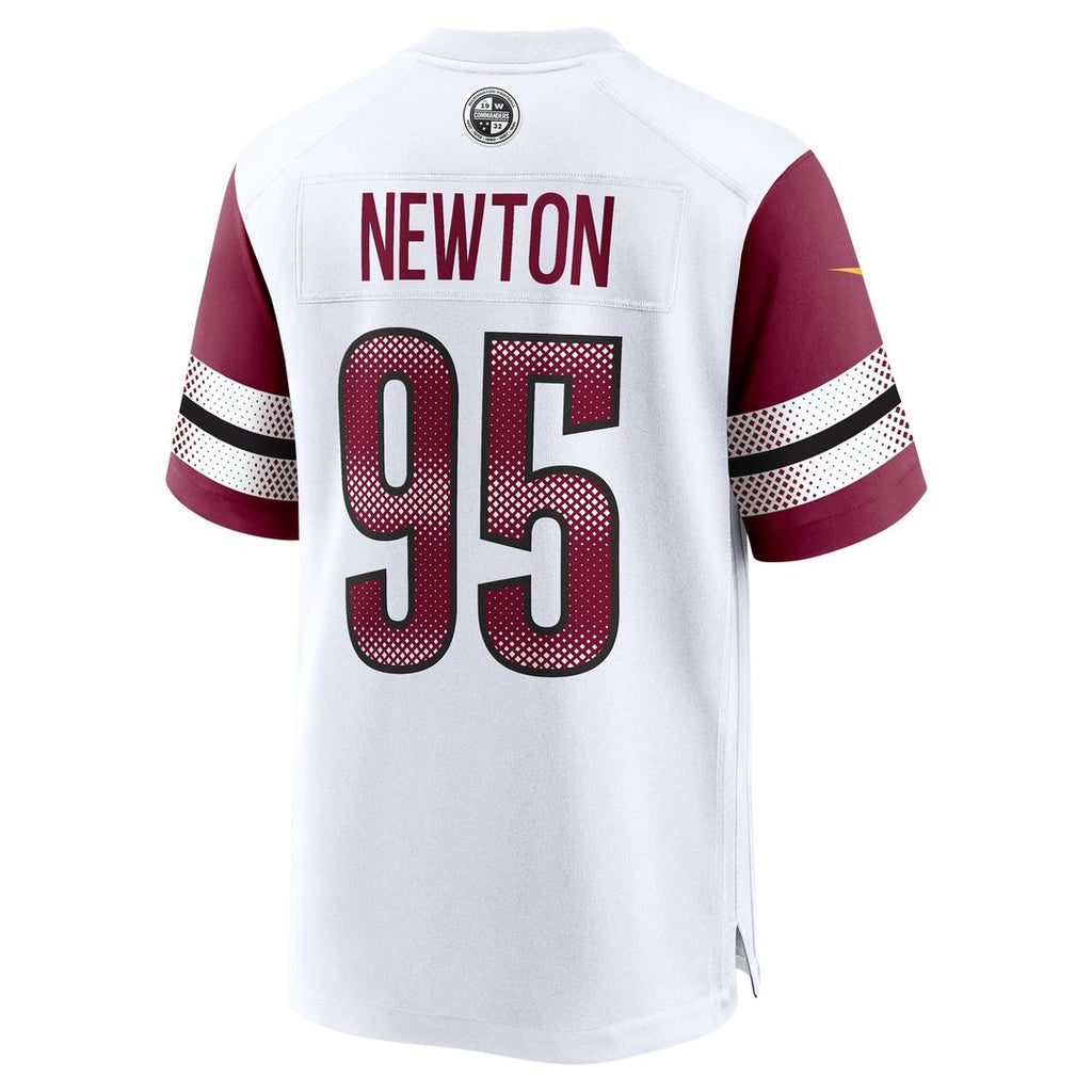 Washington Commanders Jer'Zhan Newton White Game Jersey product image 3, provided for visual reference and product detail