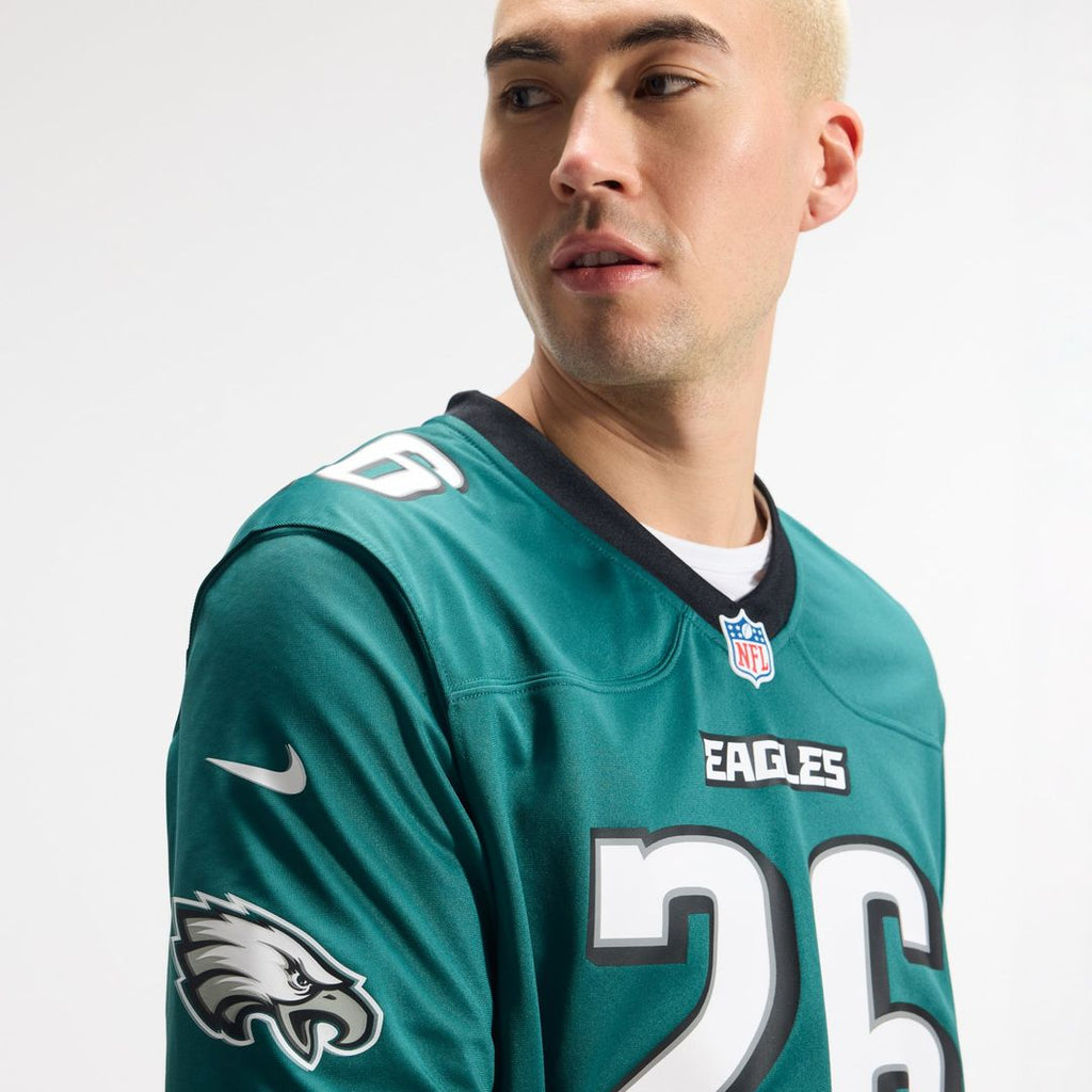 Philadelphia Eagles Saquon Barkley White Game Jersey product image 36, provided for visual reference and product detail