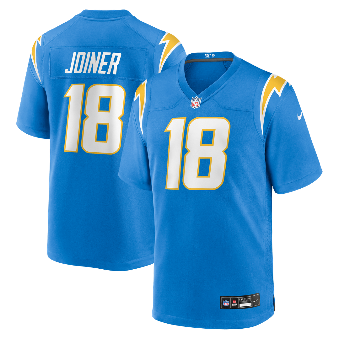 Los Angeles Chargers Charlie Joiner Powder Blue Game Retired Player Jersey product image 1, provided for visual reference