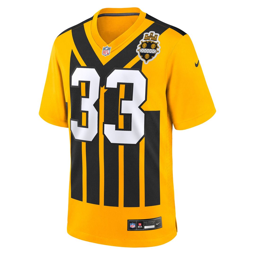 Pittsburgh Steelers Jack Sawyer Black Team Game Jersey product image 14, provided for visual reference and product detail
