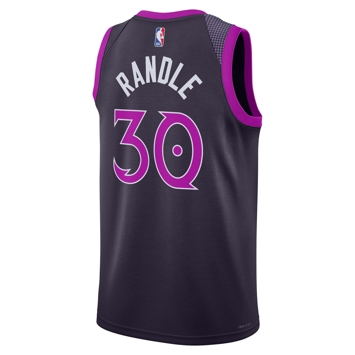 Julius Randle Minnesota Timberwolves 2025/26 City Edition Swingman Jersey - Black - Unisex product image 4, provided for