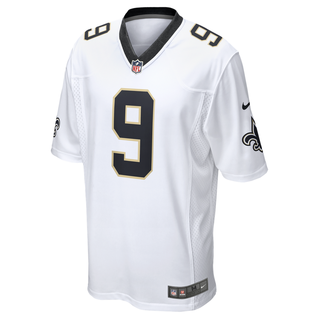 New Orleans Saints Drew Brees Black Team Game Jersey product image 12, provided for visual reference and product detail