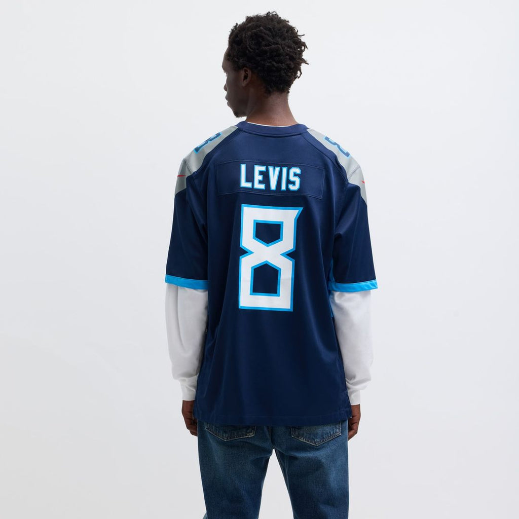 Tennessee Titans Will Levis Navy Game Jersey product image 5, provided for visual reference and product detail review