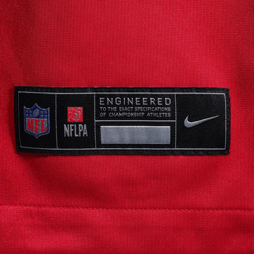 Tampa Bay Buccaneers Haggai Ndubuisi Red Team Game Jersey product image 6, provided for visual reference and product detail