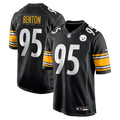 Pittsburgh Steelers Keeanu Benton Black Team Game Jersey product image 1, provided for visual reference and product detail