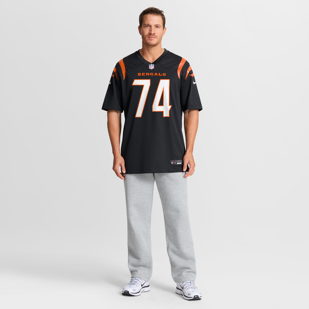 Cincinnati Bengals Jalen Rivers Black Team Game Jersey product image 7, provided for visual reference and product detail