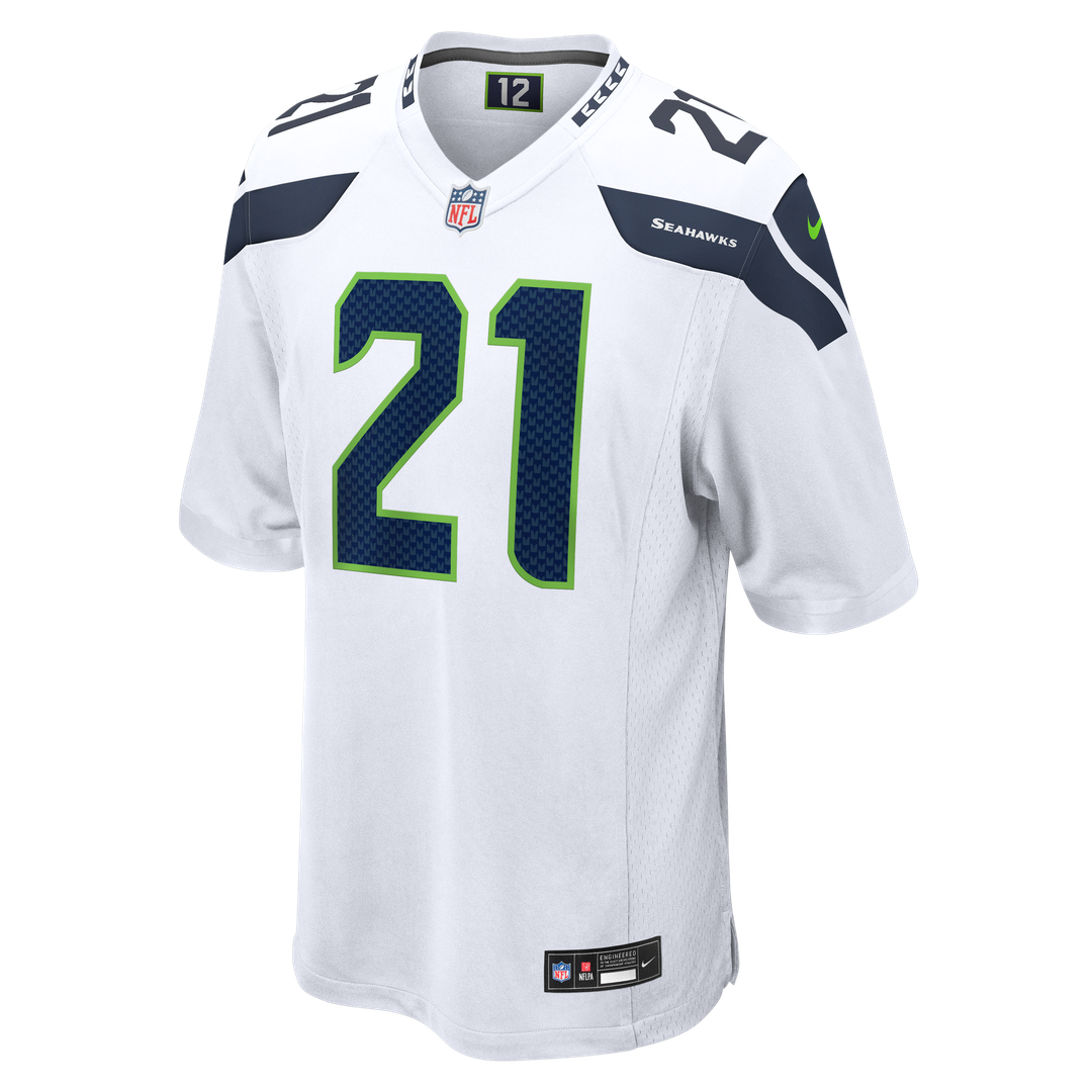 Seattle Seahawks Devon Witherspoon College Navy Game Jersey product image 14, provided for visual reference and product