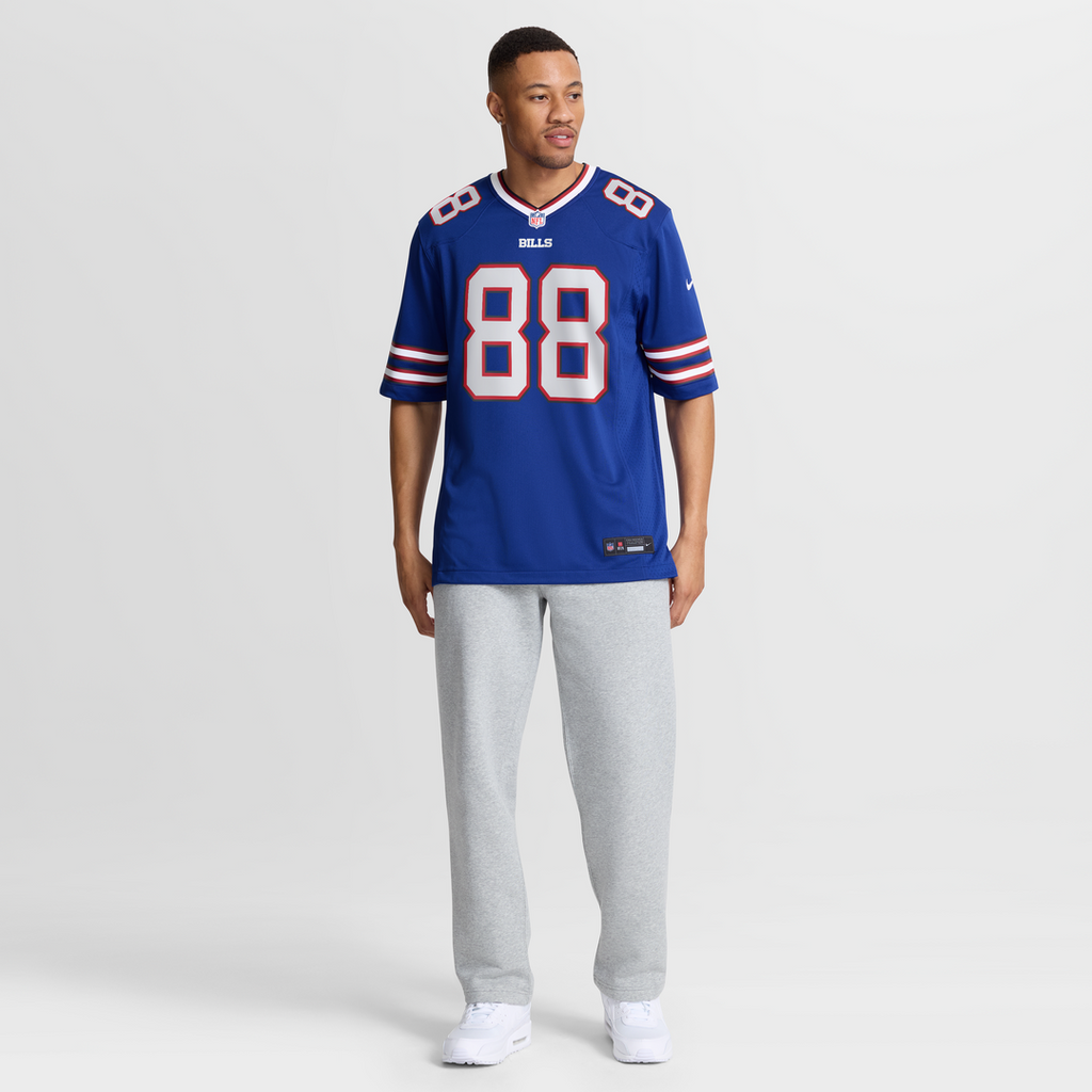 Buffalo Bills Dawson Knox Royal Game Jersey product image 7, provided for visual reference and product detail review