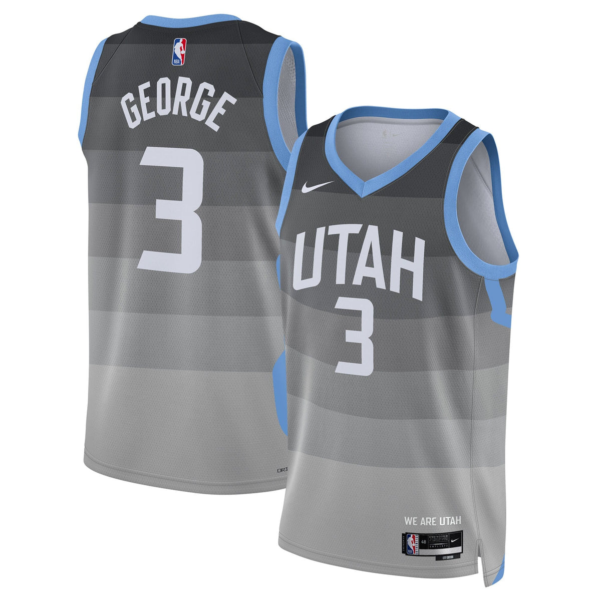 Utah Jazz Nike 2025/26 City Edition Swingman Jersey - Gray product image 2