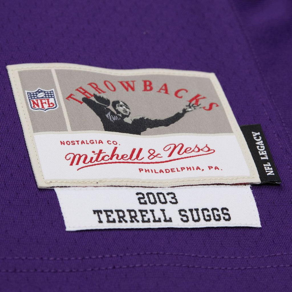 Baltimore Ravens Terrell Suggs Purple 2003 Legacy Replica Jersey product image 6, provided for visual reference and product