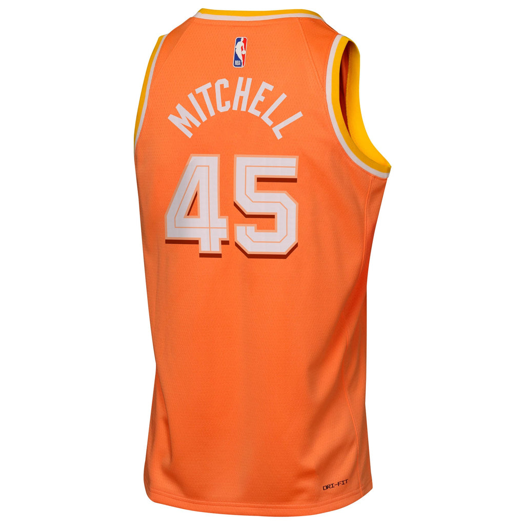 Donovan Mitchell Cleveland Cavaliers 2025/26 City Edition Swingman Jersey - Orange - Youth product image 4, provided for