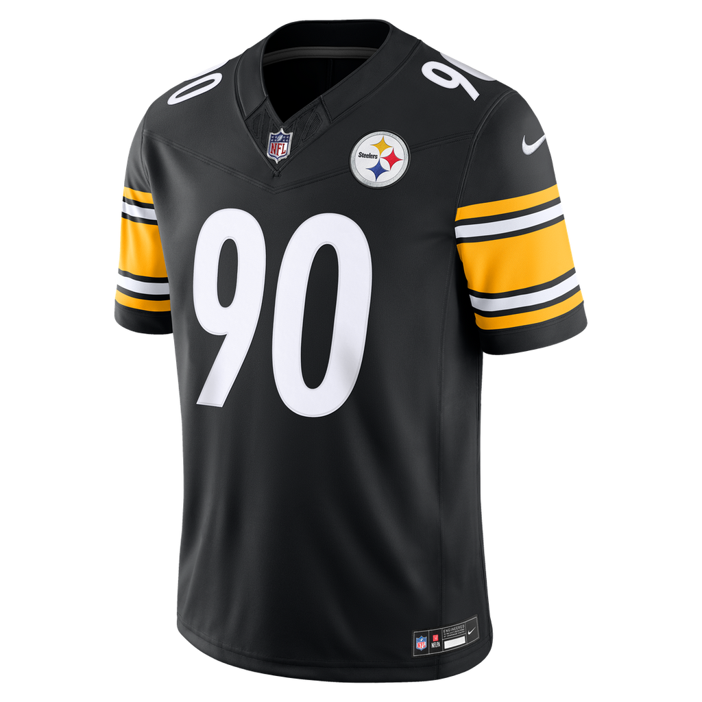 Pittsburgh Steelers T.J. Watt Gold Alternate Vapor F.U.S.E. Stitched Limited Jersey product image 12, provided for visual