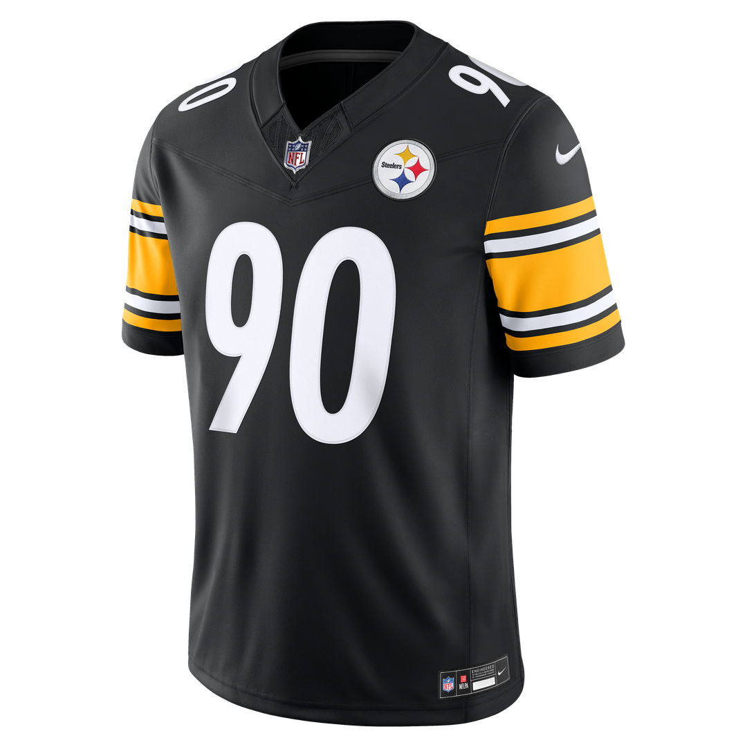 Pittsburgh Steelers T.J. Watt Gold Alternate Vapor F.U.S.E. Stitched Limited Jersey product image 12, provided for visual