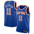 Jalen Brunson New York Knicks Replica Swingman Icon Jersey - Unisex product image 1, provided for visual reference and