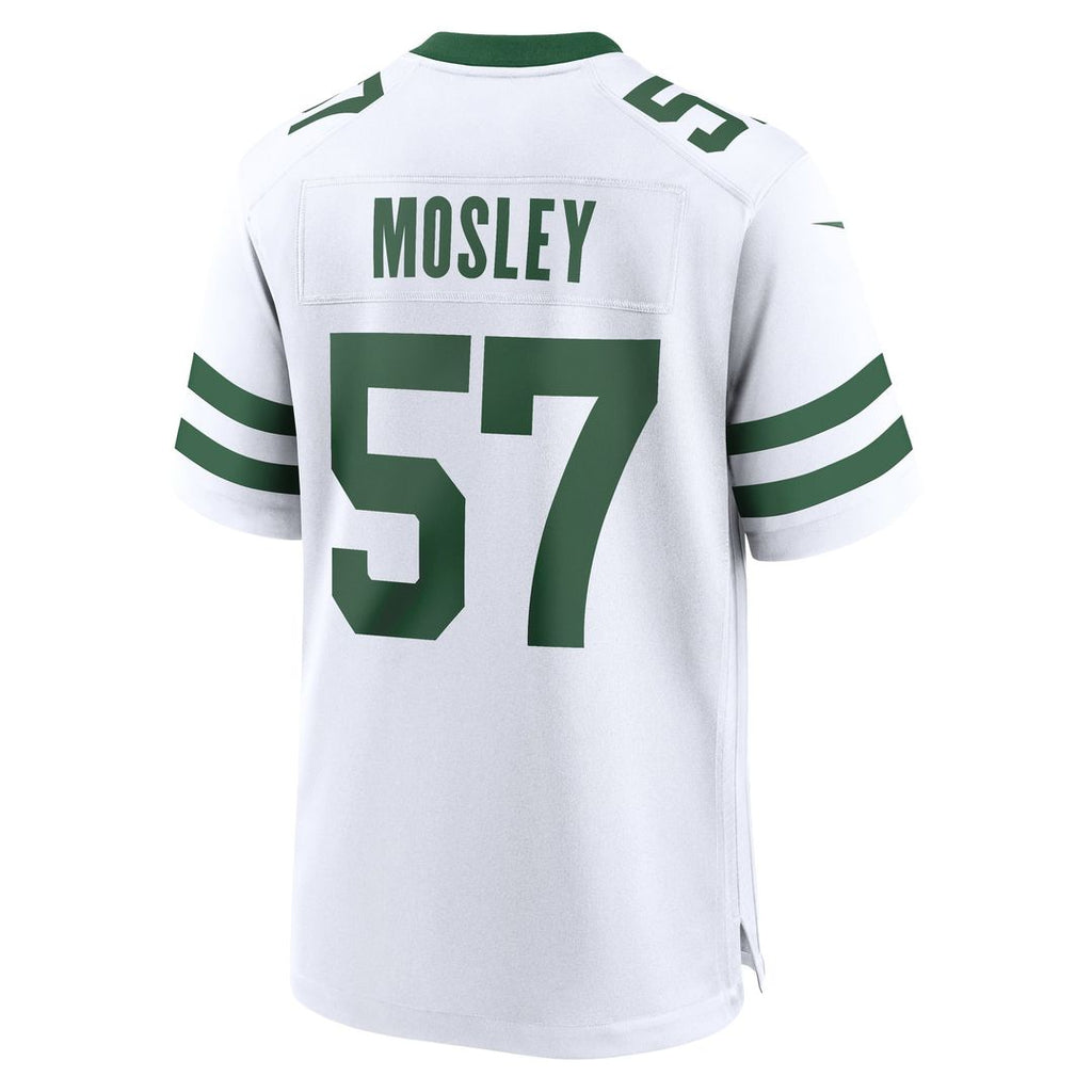 New York Jets C.J. Mosley Legacy White Game Jersey product image 6, provided for visual reference and product detail review
