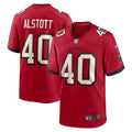 Tampa Bay Buccaneers Mike Alstott Red Retired Player Game Jersey product image 1, provided for visual reference and product