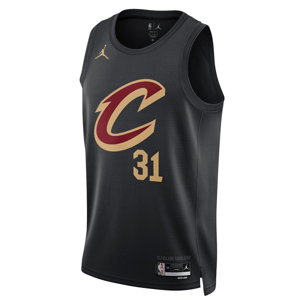Jarrett Allen Cleveland Cavaliers Statement Edition Swingman Jersey - Black - Unisex product image 2, provided for visual