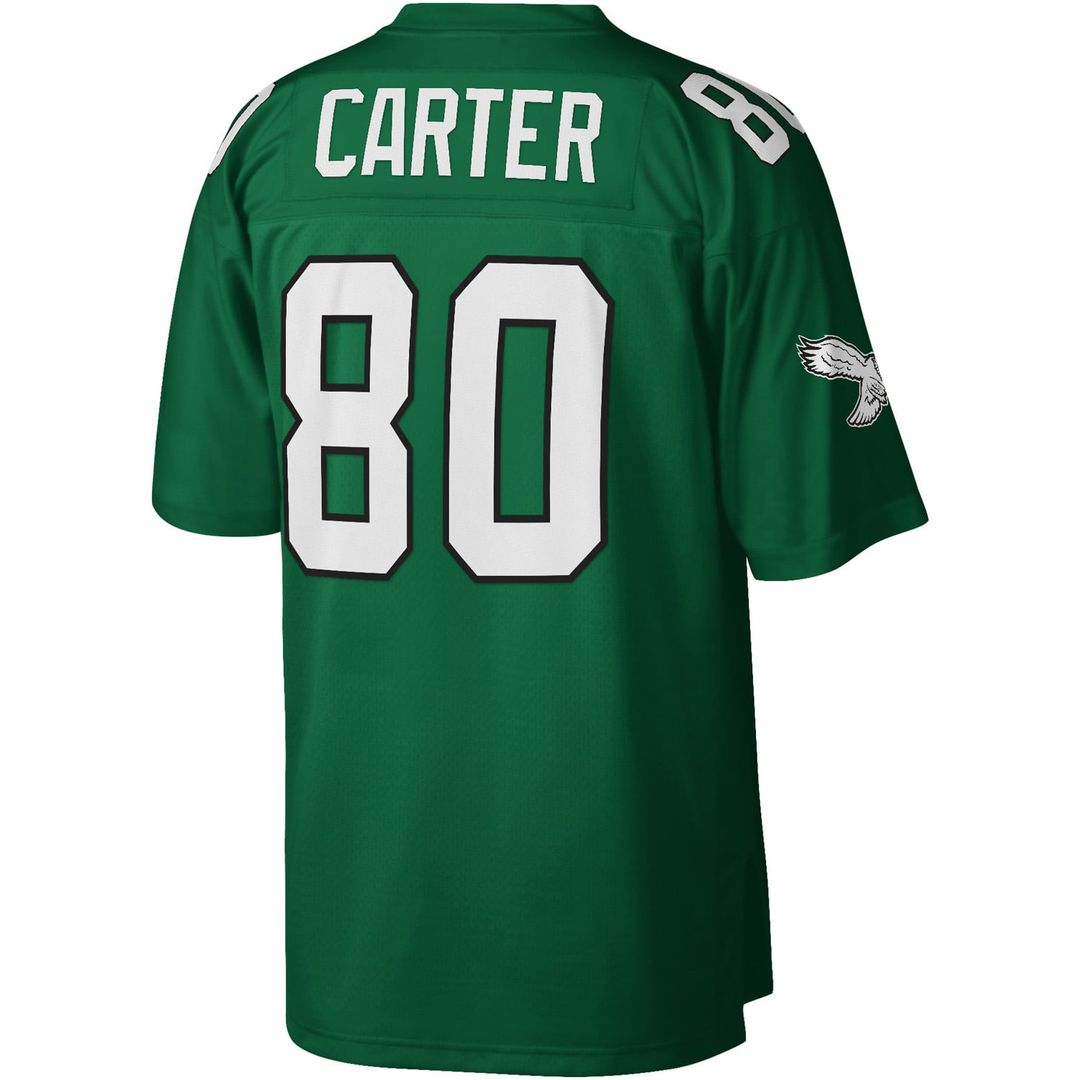 Philadelphia Eagles Cris Carter Kelly Green Legacy Replica Jersey product image 3, provided for visual reference and product