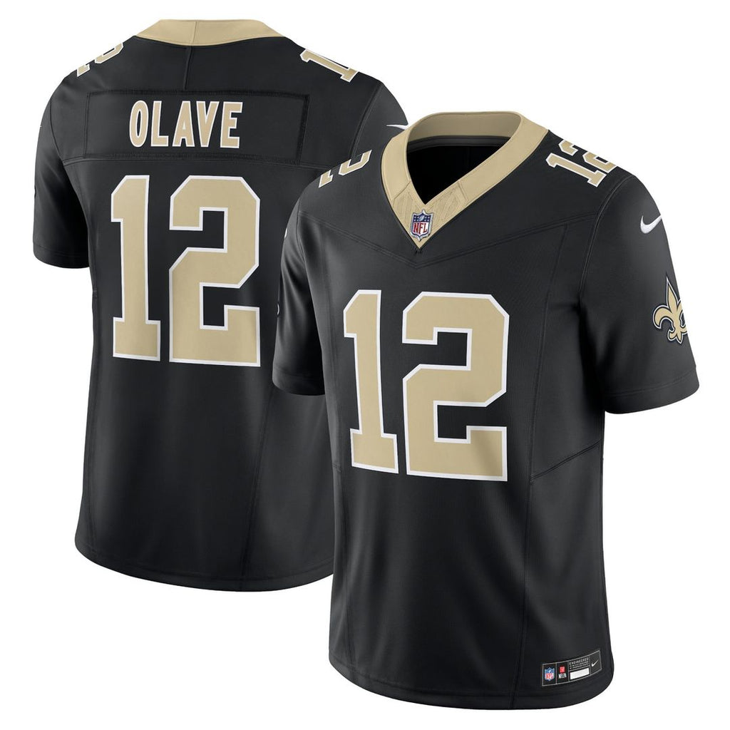 New Orleans Saints Chris Olave Black Vapor F.U.S.E. Limited Jersey product image 4, provided for visual reference and