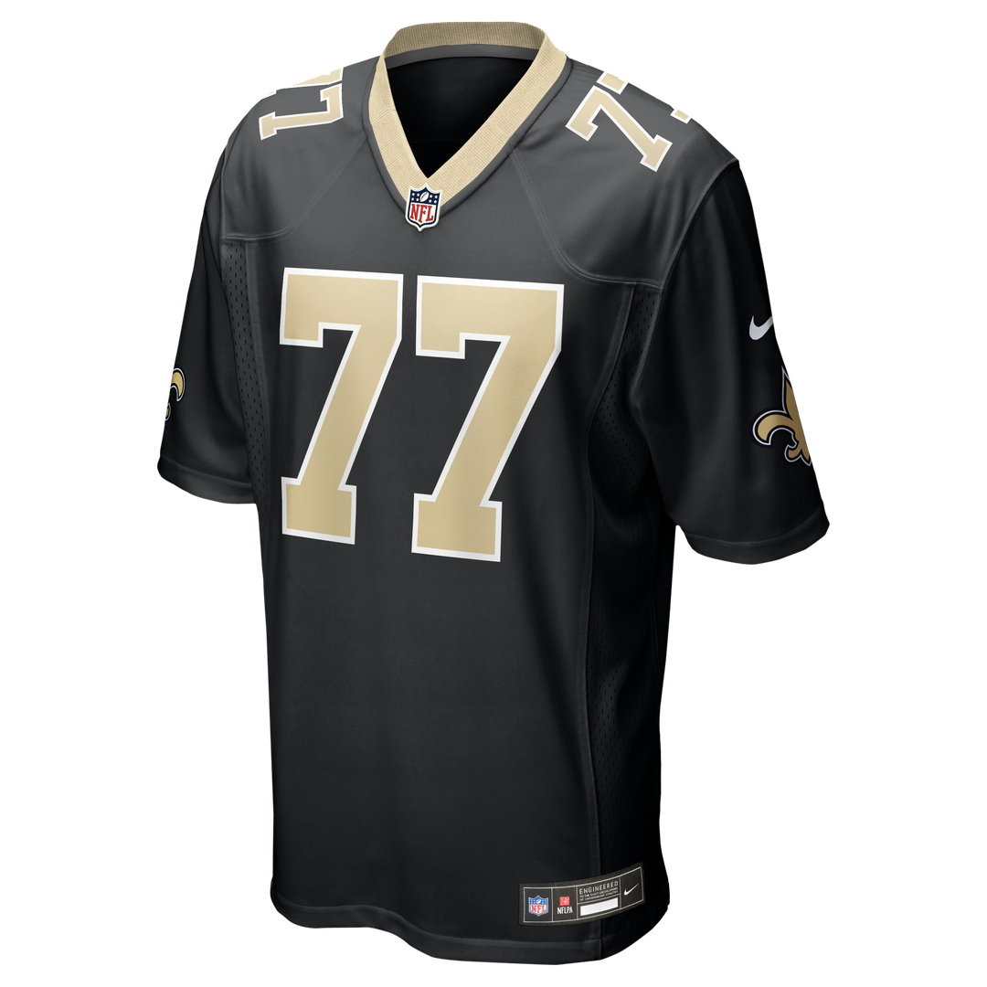 New Orleans Saints Dillon Radunz Black Team Game Jersey product image 2, provided for visual reference and product detail