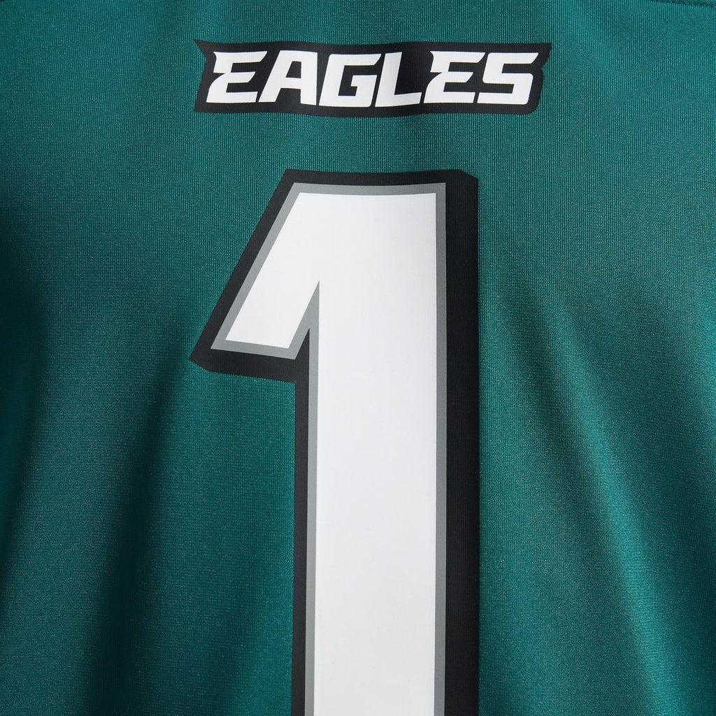 Philadelphia Eagles Jalen Hurts Midnight Green Team Game Jersey product image 11, provided for visual reference and product