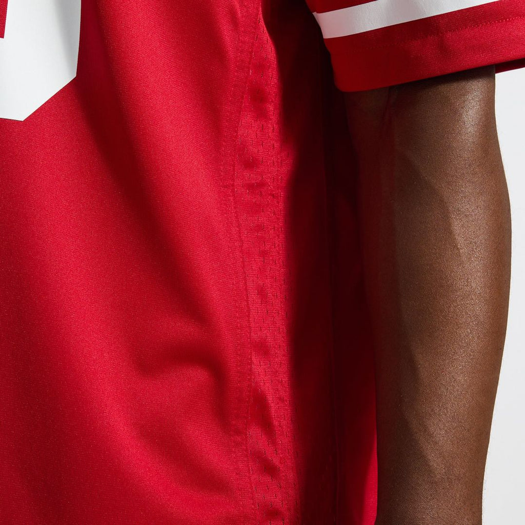 San Francisco 49ers Christian McCaffrey White Game Player Jersey product image 35, provided for visual reference and product