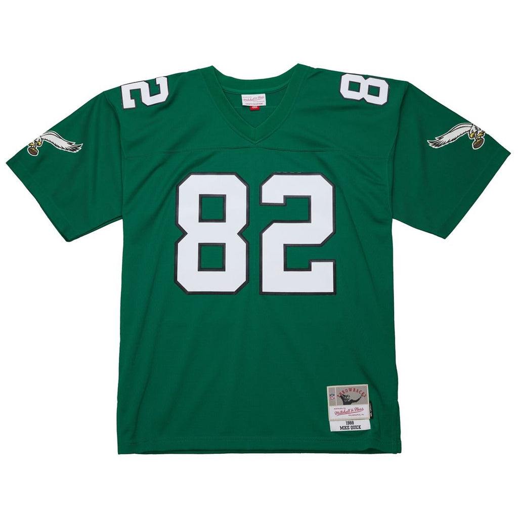 Philadelphia Eagles Mike Quick Kelly Green Legacy Replica Jersey product image 2, provided for visual reference and product