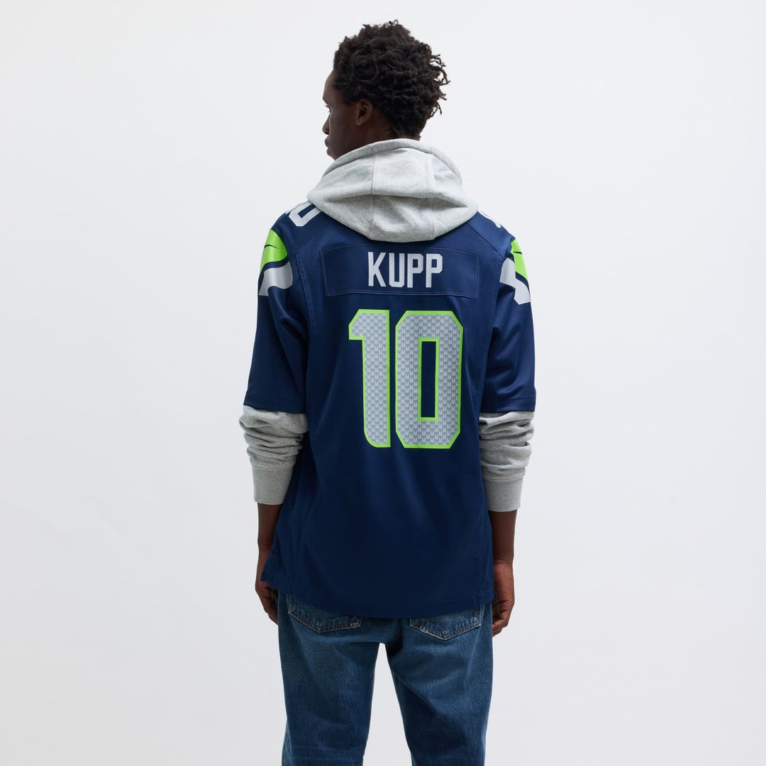 Seattle Seahawks Cooper Kupp Royal Alternate Game Jersey product image 11, provided for visual reference and product detail