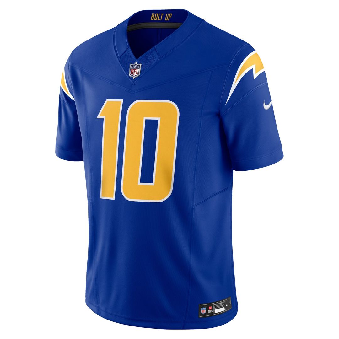 Los Angeles Chargers Justin Herbert Gold Alternate Charger Power Vapor F.U.S.E. Limited Jersey product image 8, provided for