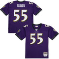 Baltimore Ravens Terrell Suggs Purple 2003 Legacy Replica Jersey product image 1, provided for visual reference and product