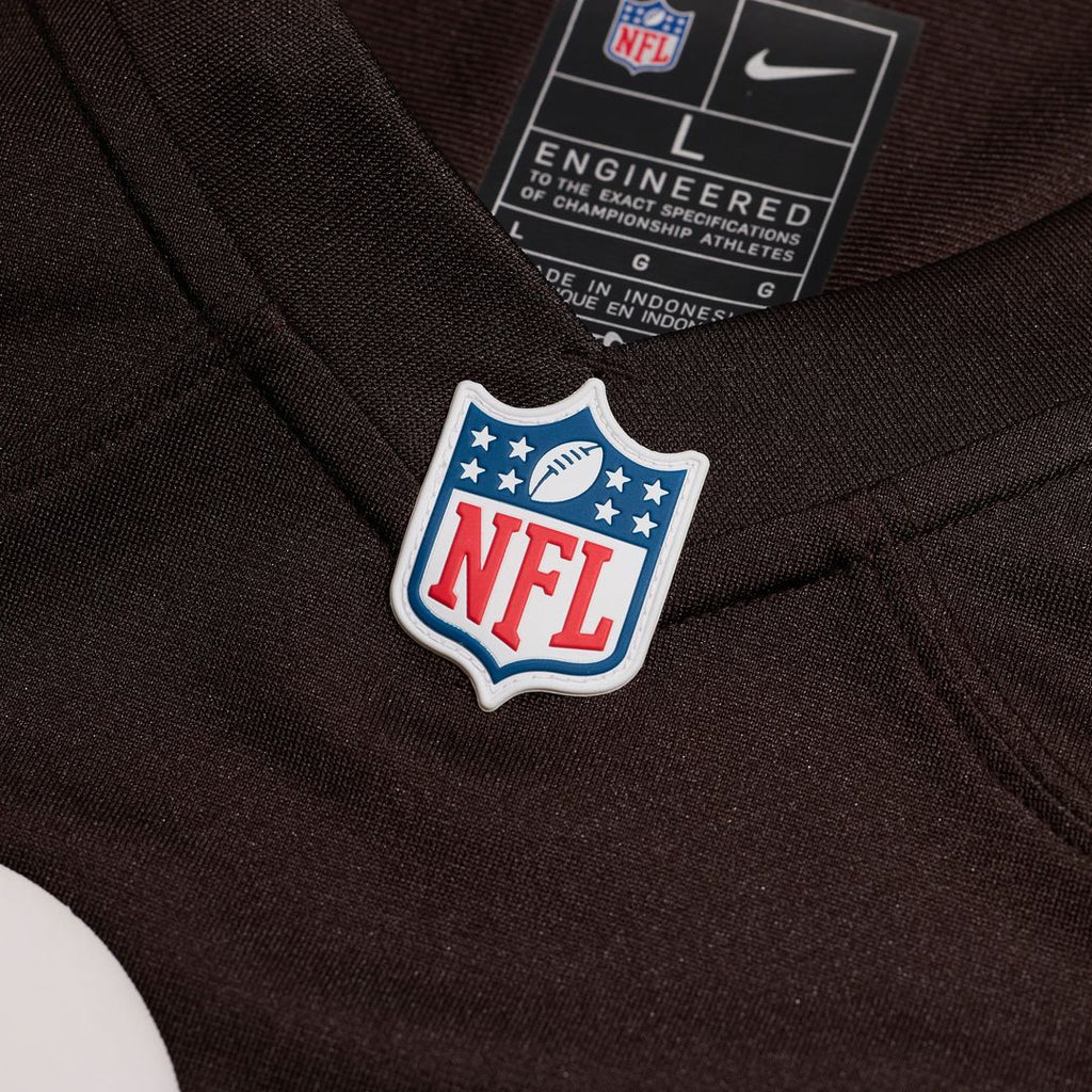 Cleveland Browns Ethan Pocic Brown Game Jersey product image 4, provided for visual reference and product detail review