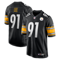 Pittsburgh Steelers Logan Lee Black Game Jersey product image 1, provided for visual reference and product detail review