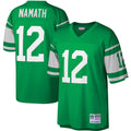 New York Jets Joe Namath Kelly Green Legacy Replica Jersey product image 1, provided for visual reference and product detail