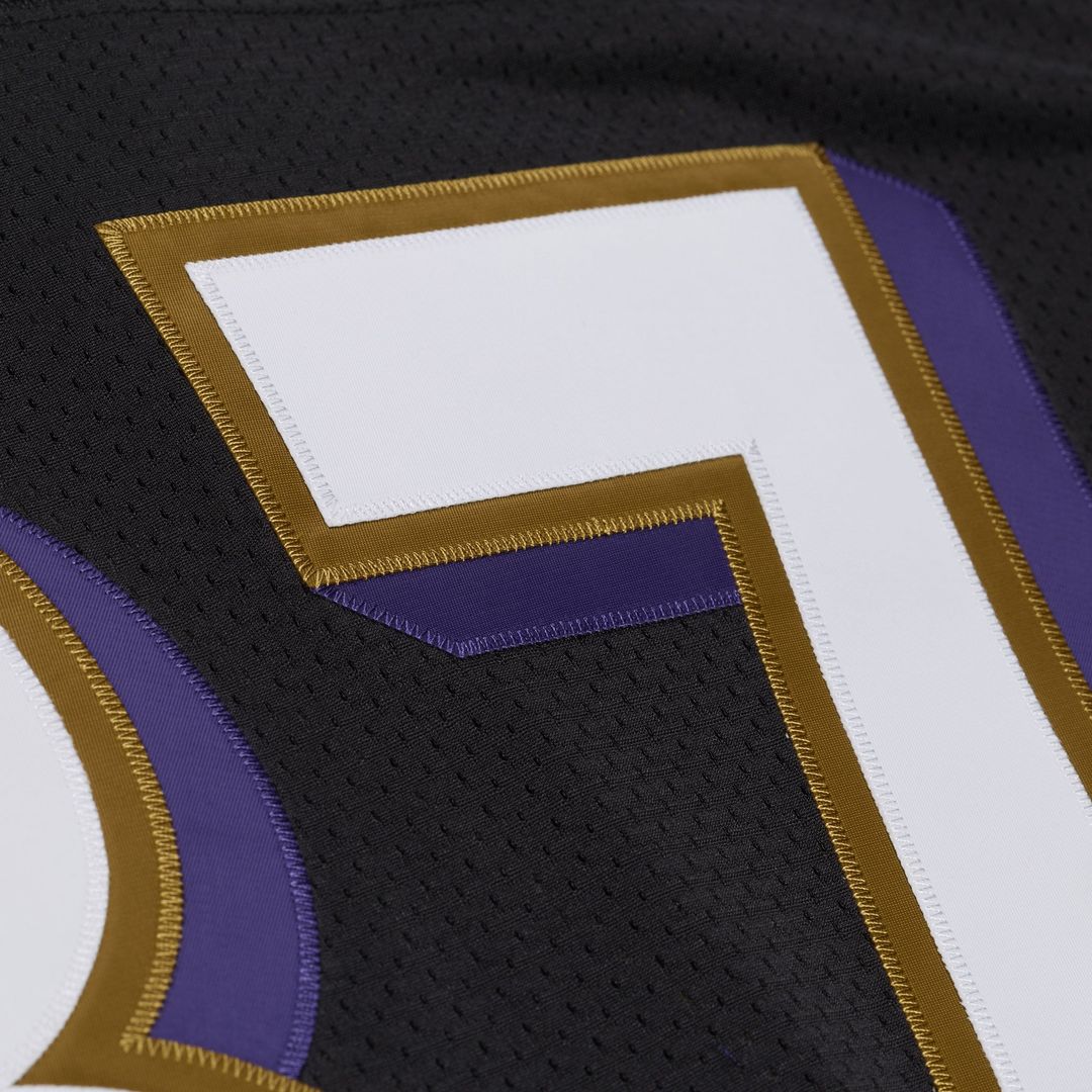 Baltimore Ravens Deion Sanders Black 2005 Authentic Throwback Jersey product image 9, provided for visual reference and