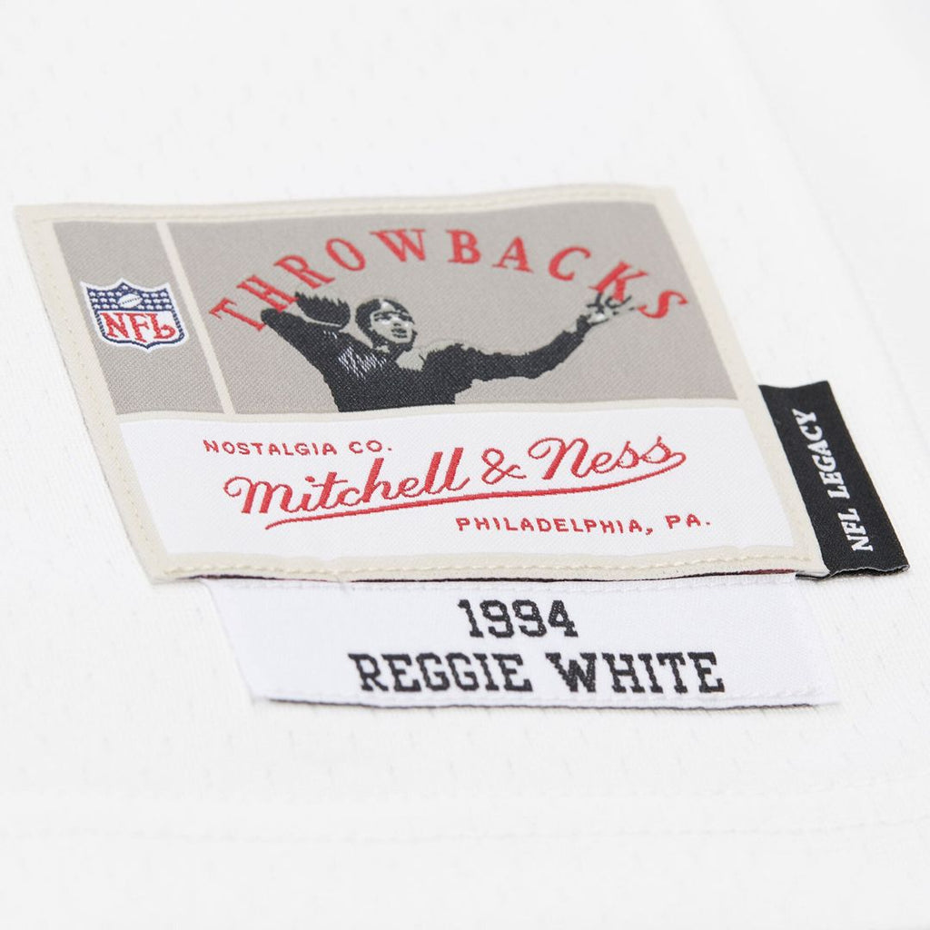 Green Bay Packers Reggie White White 1994 Legacy Replica Jersey product image 5, provided for visual reference and product