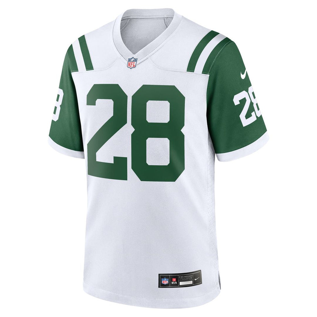 New York Jets Curtis Martin White Retired Player Alternate Game Jersey product image 2, provided for visual reference and