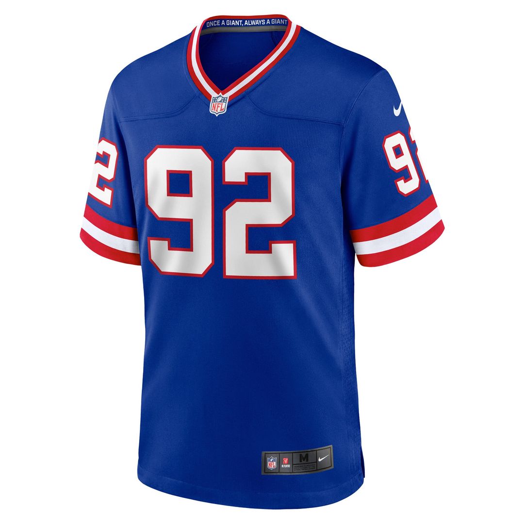 New York Giants Michael Strahan Royal Retired Player Alternate Game Jersey product image 2, provided for visual reference