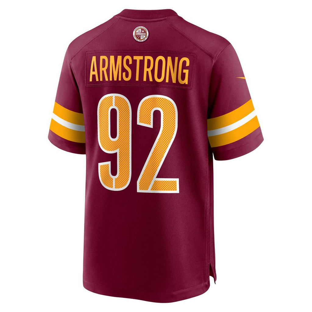 Washington Commanders Dorance Armstrong Burgundy Game Jersey product image 3, provided for visual reference and product